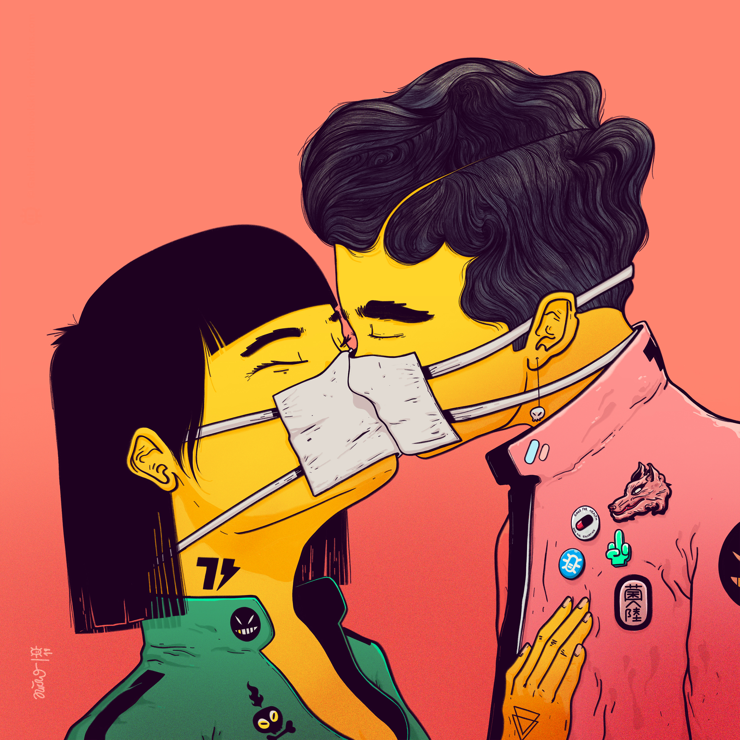 microbians – Kiss before war – project